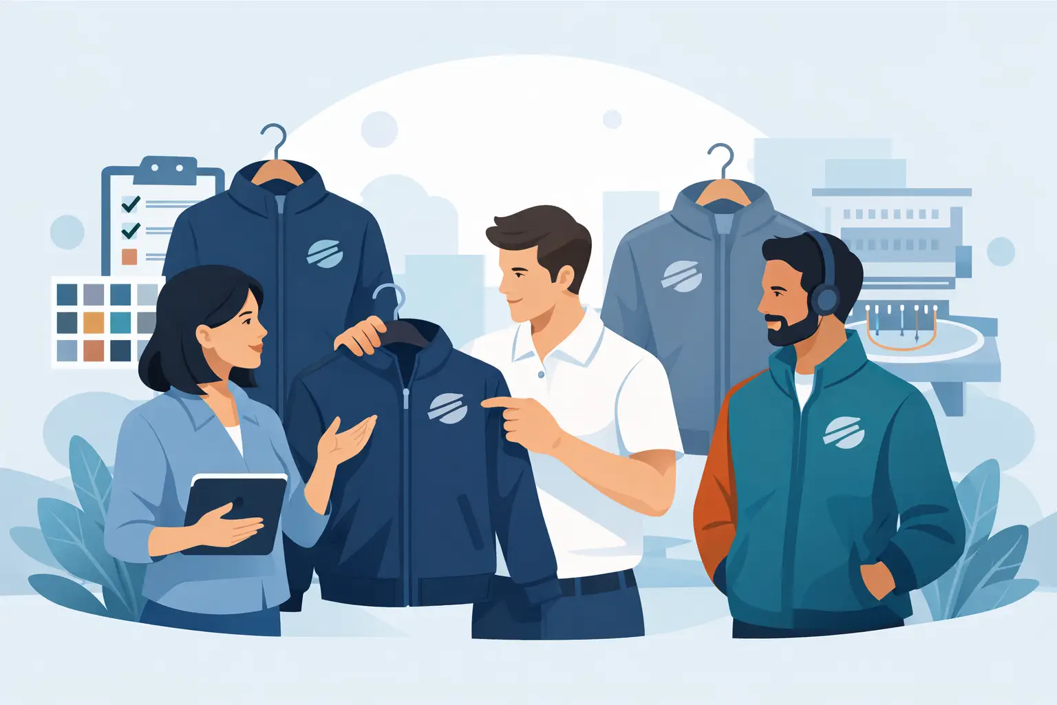 Choosing Embroidered Jackets for Staff