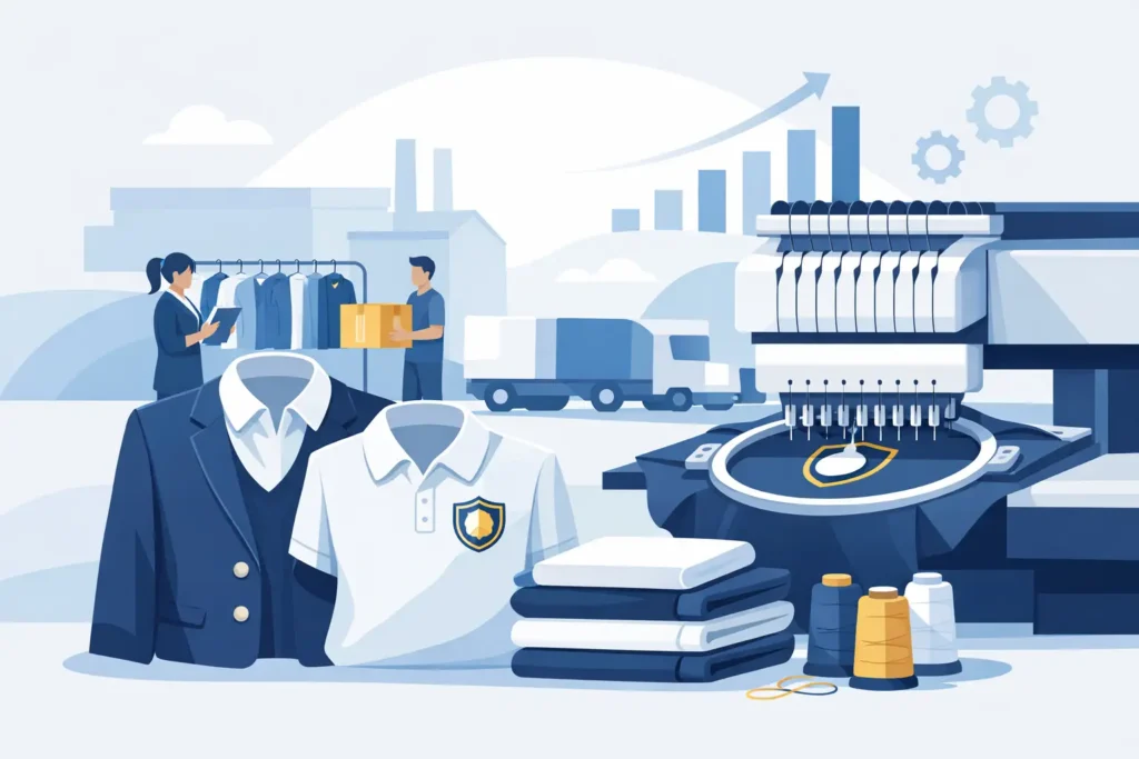 School Uniform Embroidery Services That Scale