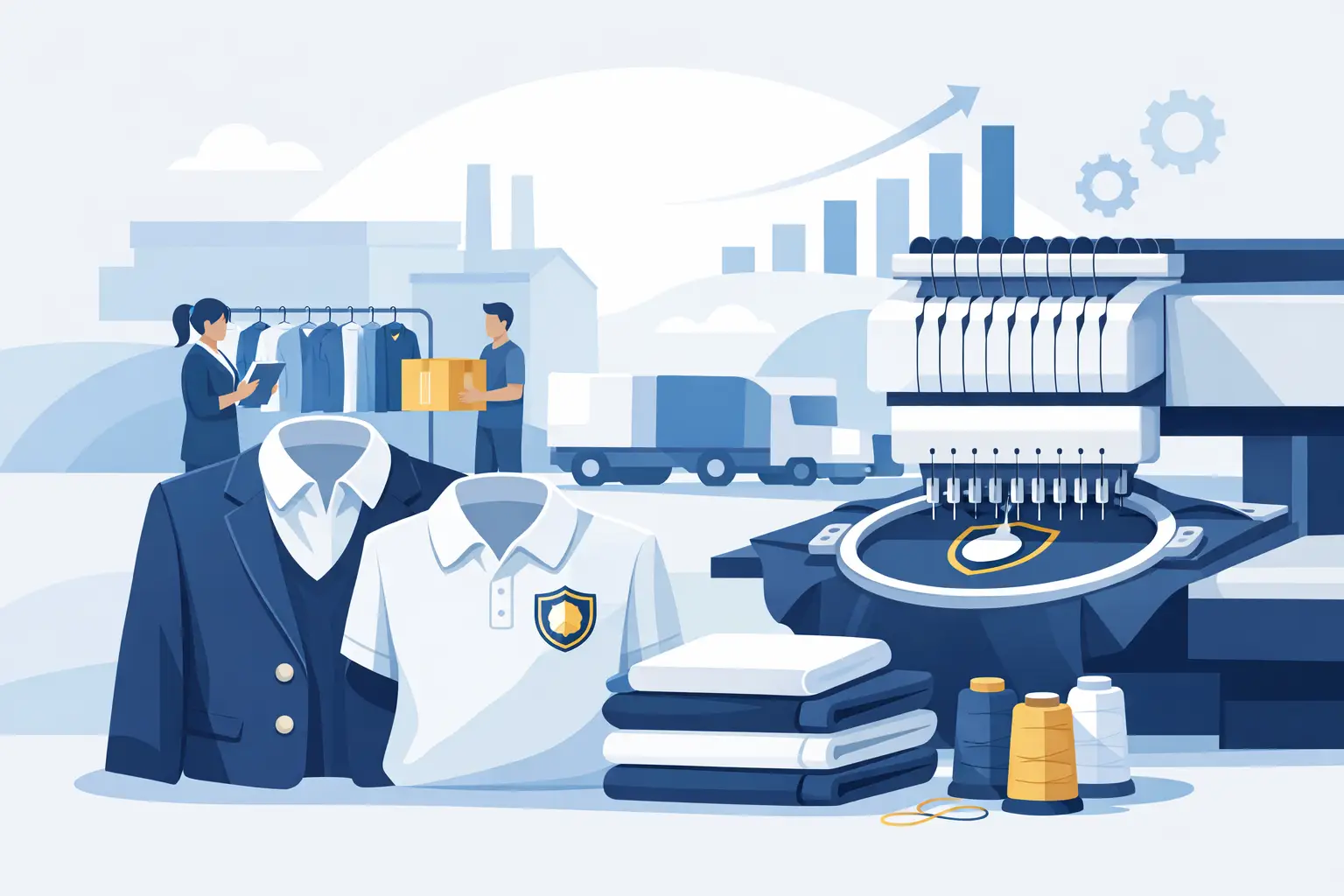 School Uniform Embroidery Services That Scale
