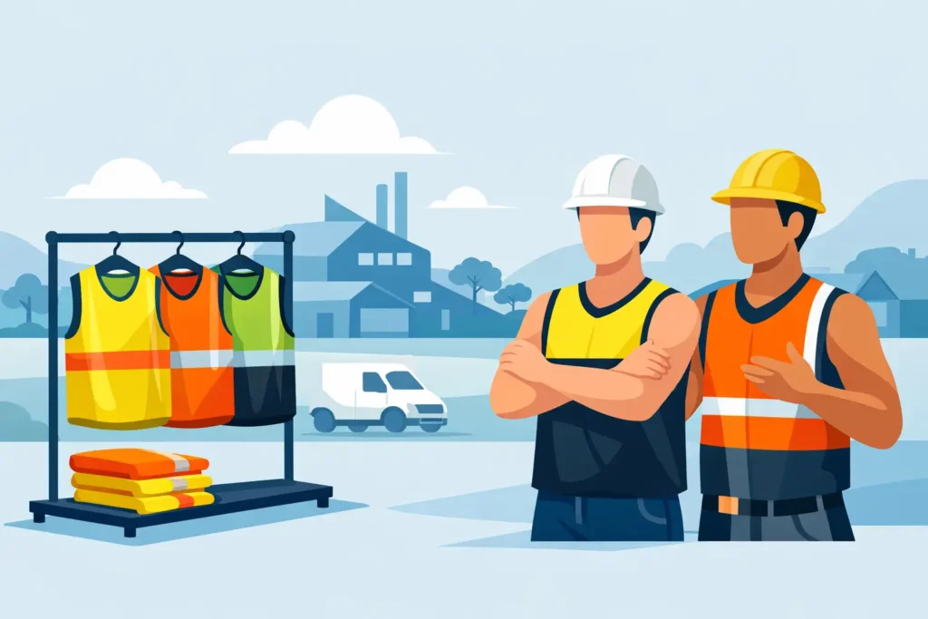 Hi-Vis Singlets Supplier in Cranbourne for Crews
