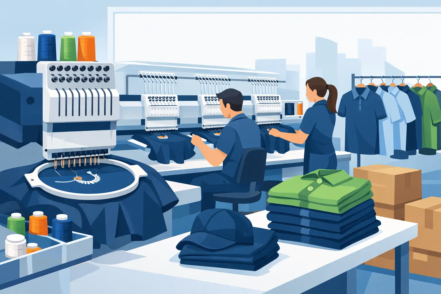 Contract Embroidery Bayswater for Bulk Uniforms