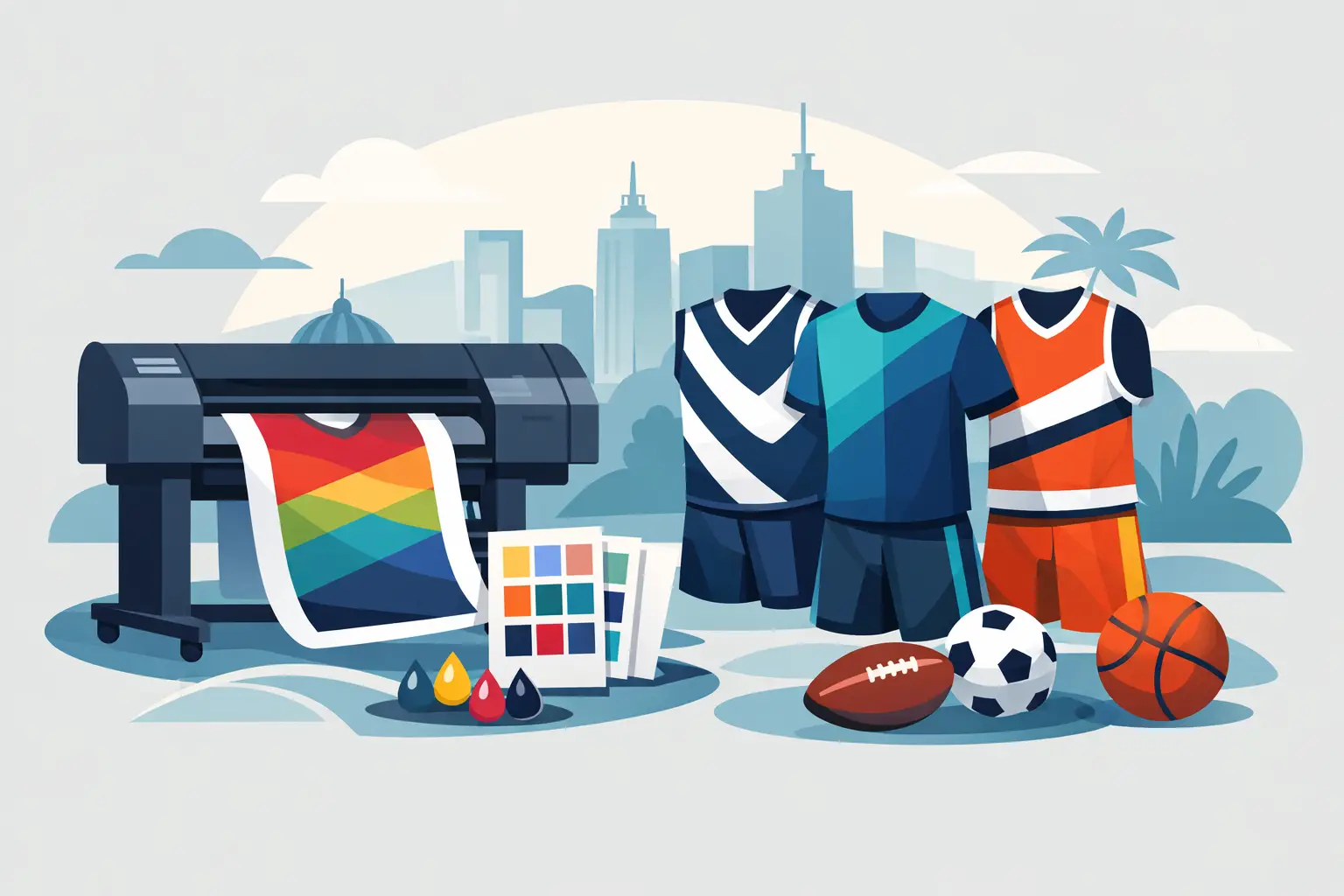 Sublimation Printing Melbourne for Teamwear