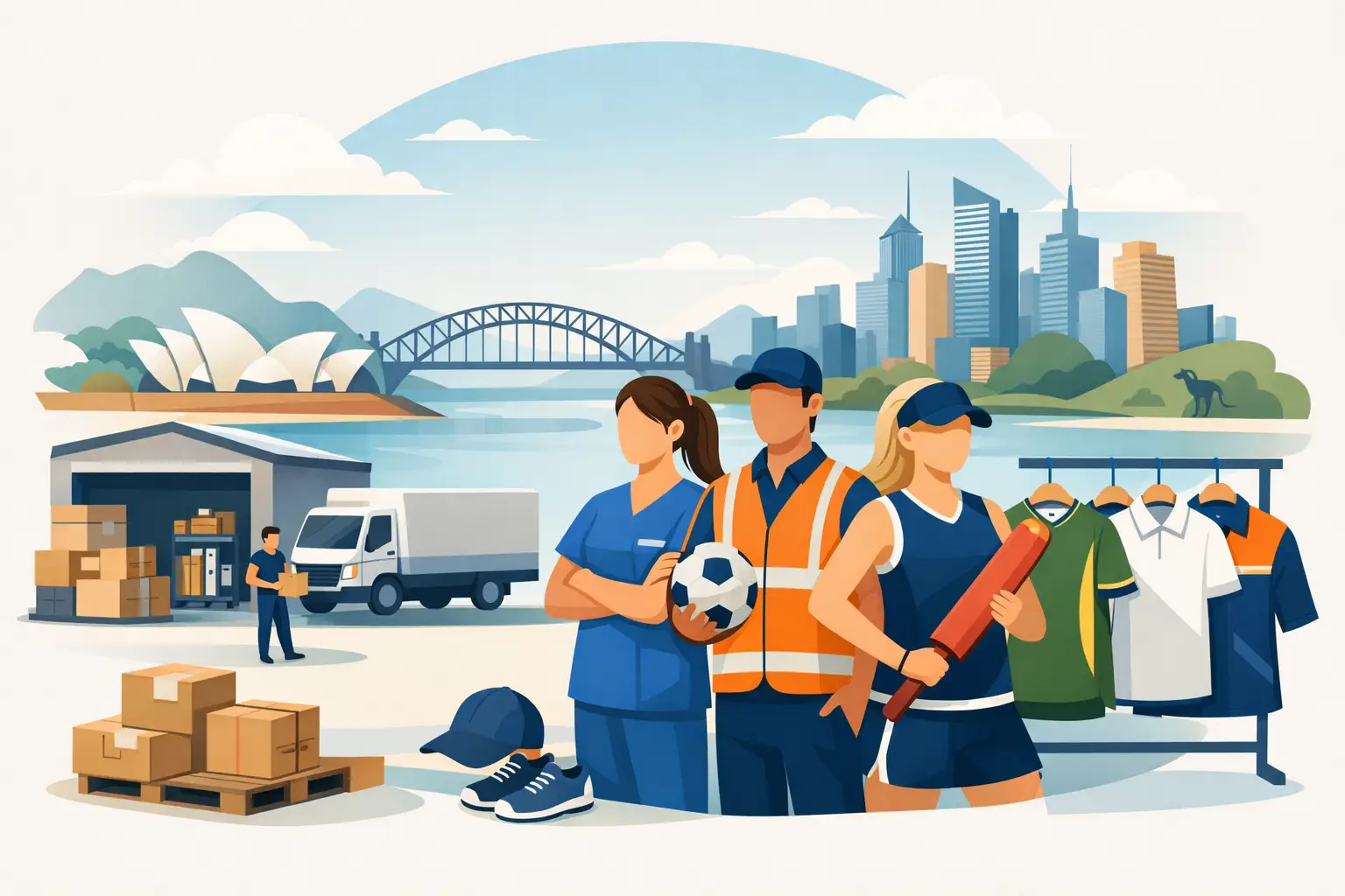 Wholesale Uniforms Australia for Teams at Scale