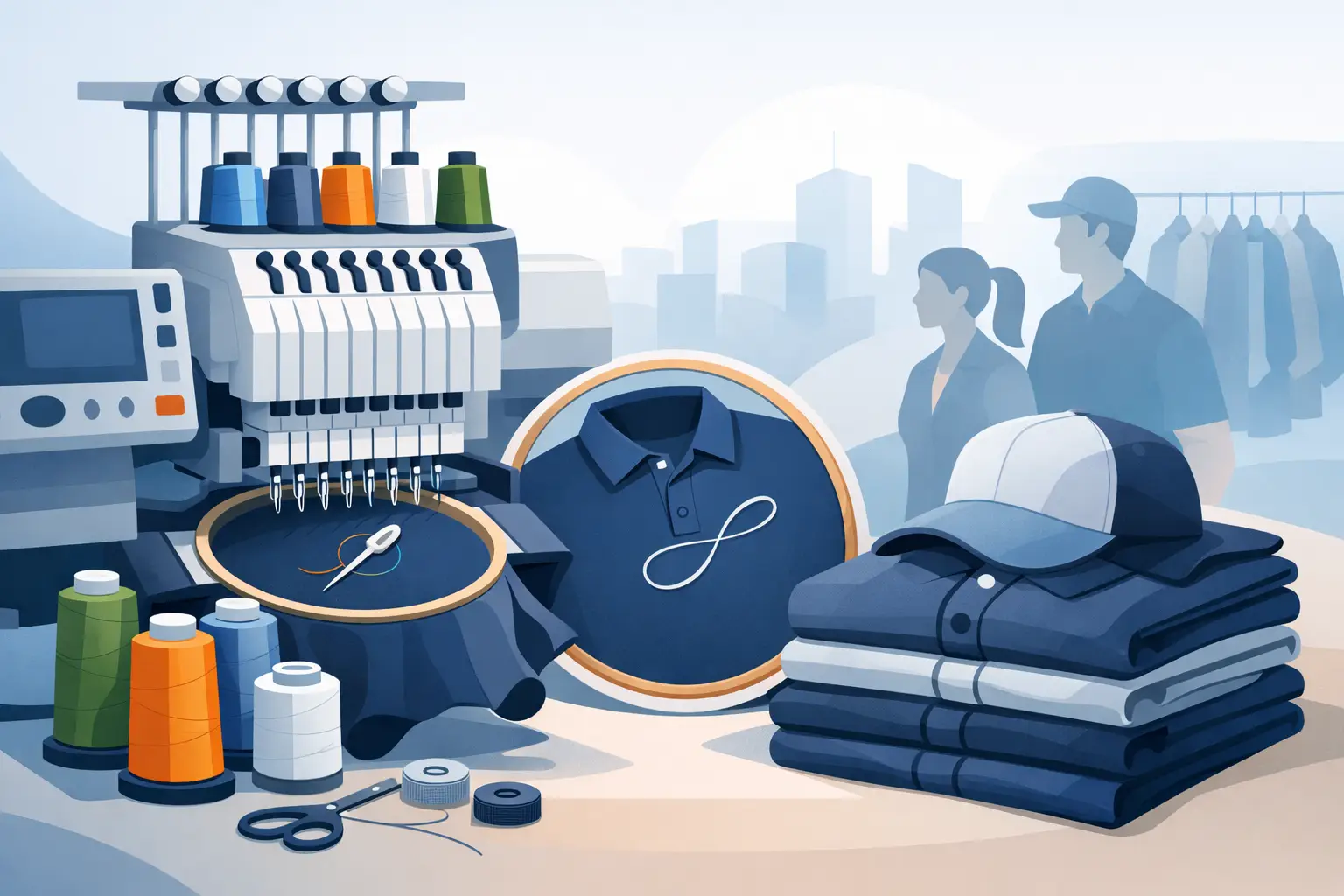 Contract Embroidery Melbourne for Bulk Uniforms