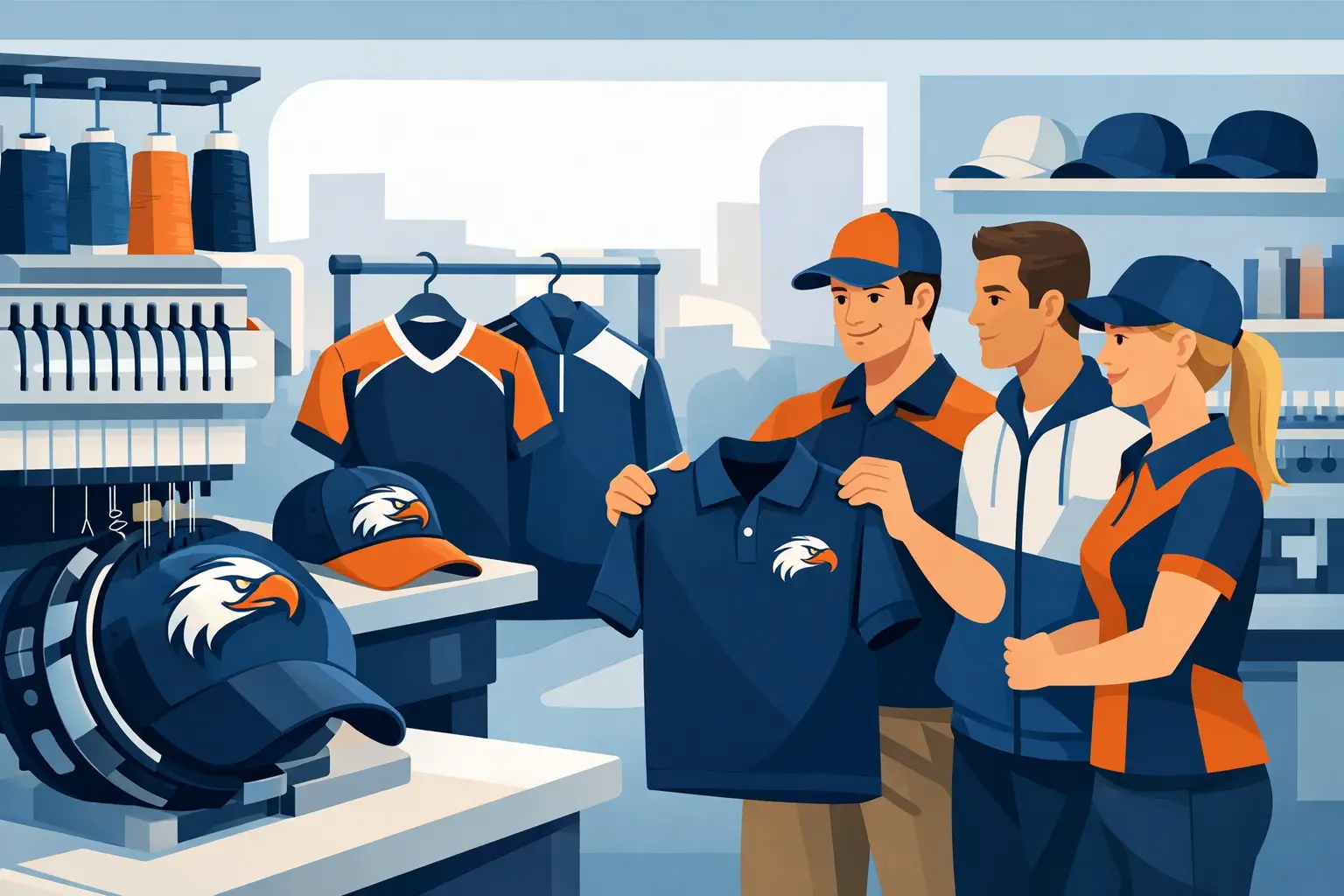 Custom Embroidery Bayswater for Branded Teams