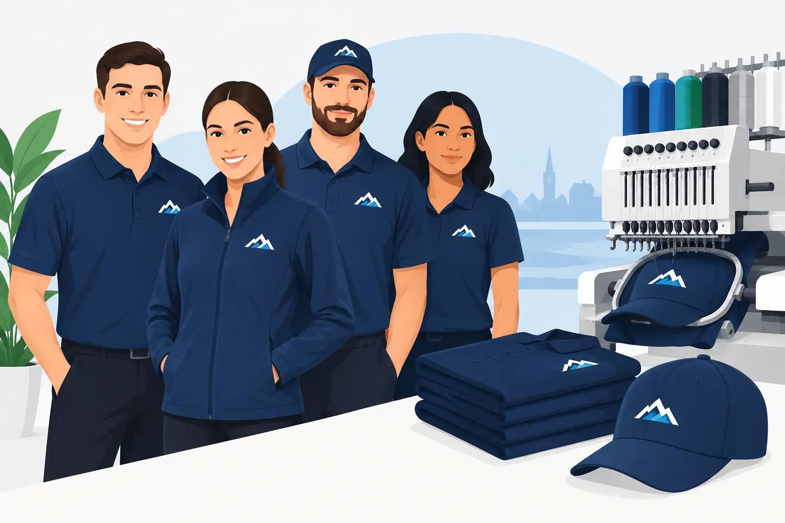 Bulk Logo Embroidery Cranbourne for Team Uniforms