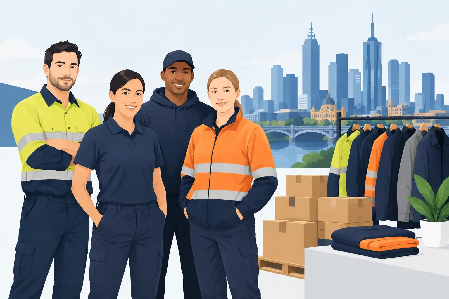 Bulk Workwear Supplier Melbourne Teams Trust