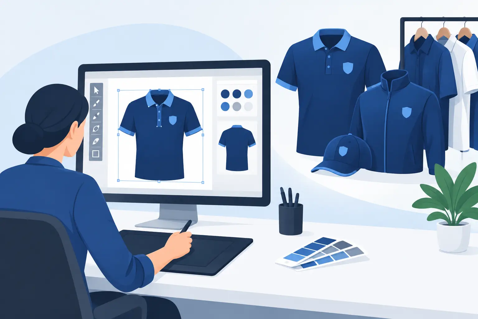 Vector Creation for Branded Uniform Orders