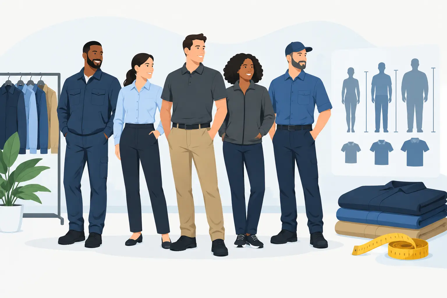 Workwear Sizing Guide for Teams That Fits